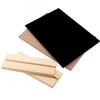 Wooden Tabletop Chalkboard with Stand Mini Chalkboard Signs Desktop Message Board for DIY Home Decoration 1Pcs (Rectangle) view 2