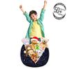 Ambesonne Blue Sky Storage Toy Bag Chair, Repeating Stars Constellation Galaxy Science Outer Space Print, Stuffed Animal Organizer Washable Bag, Small Size, Night Blue view 3