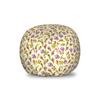 Ambesonne Ice Cream Storage Toy Bag Chair, Yummy Cupcakes Chocolate Party with Cherry Cones Fruit Theme, Stuffed Animal Organizer Washable Bag, Small Size, Cream Purple view 1