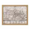 Artery8 Map Doslo 1561 Topographical 16th Century Rome City Plan Artwork Framed Wall Art Print 18X24 Inch view 1