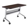 Safco Products Flip-N-Go Training Table, Mocha view 1