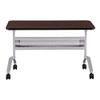 Safco Products Flip-N-Go Training Table, Mocha view 3
