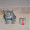 NIFAO Sitting Cat Bronze Statue - Size: 11" L x 6" W x 11" H. view 4