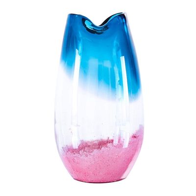 Modern Glass Tall Flower Vases for Living Dining Room Table Centerpieces Bedroom Office Hotel Home Decorative Colorful Vase for Decor 3015cm
