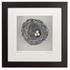 Cynthia Webb Designs Our Nest Pewter Wall Art, Large, Espresso Wood Frame view 1