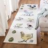 SAFAVIEH Novelty Collection Runner Rug - 2'3" x 8', Ivory & Blue, Handmade Country Wool, Ideal for High Traffic Areas in Living Room, Bedroom (NOV322A) view 1