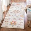 SAFAVIEH Micro-Loop Collection Runner Rug - 2'3" x 7', Silver & Red, Handmade Wool, Ideal for High Traffic Areas in Living Room, Bedroom (MLP534G) view 1