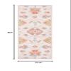SAFAVIEH Micro-Loop Collection Runner Rug - 2'3" x 7', Silver & Red, Handmade Wool, Ideal for High Traffic Areas in Living Room, Bedroom (MLP534G) view 2