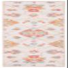 SAFAVIEH Micro-Loop Collection Runner Rug - 2'3" x 7', Silver & Red, Handmade Wool, Ideal for High Traffic Areas in Living Room, Bedroom (MLP534G) view 3