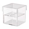 Lillian Rose Clear Acrylic Box Ring Pillow Alternative, 3.25"x3.25"x3.15" (RA850) view 1