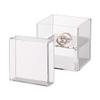 Lillian Rose Clear Acrylic Box Ring Pillow Alternative, 3.25"x3.25"x3.15" (RA850) view 2