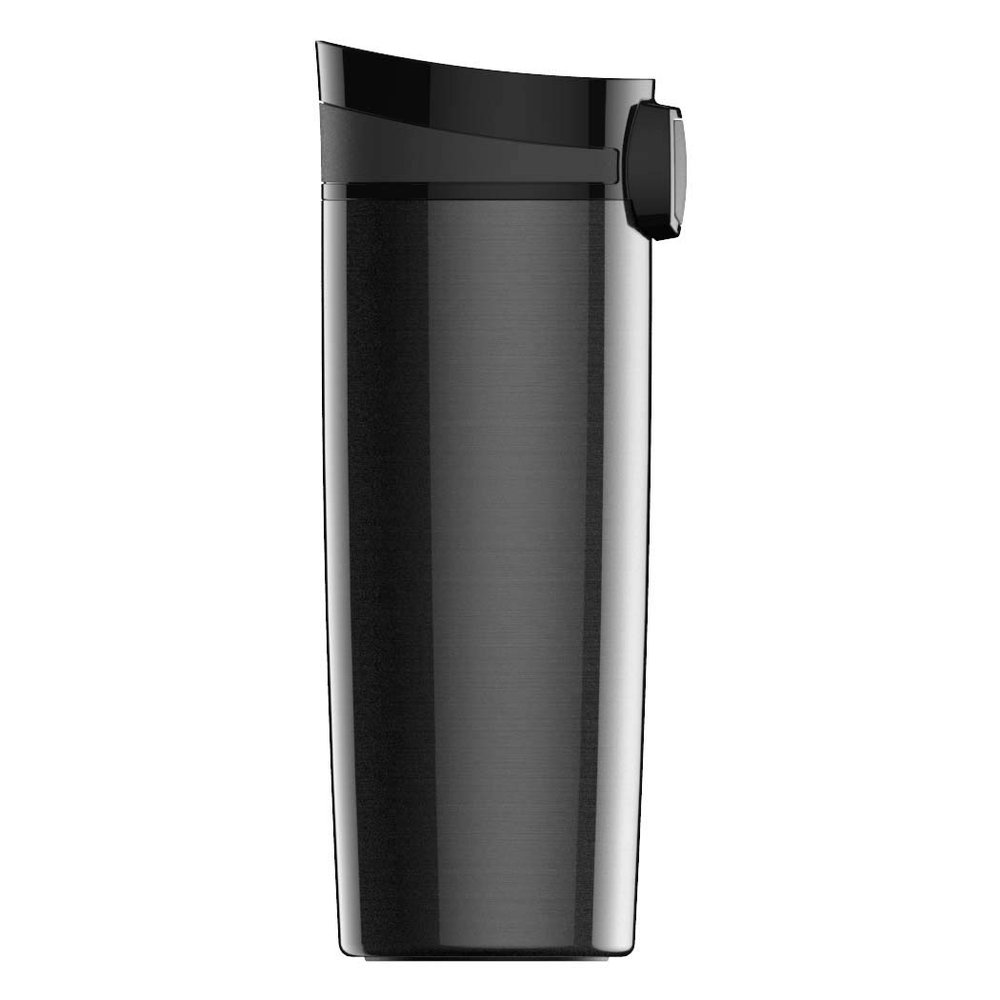 Sigg - Insulated Coffee Cup - Travel Mug Miracle Black - Hot & Cold. Leakproof. BPA Free - 18/8 Stainless Steel - 16 Oz
