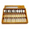 Glodenbell High Quality Spoon Chopstick Stainless Steel Korean Flat Metal Chop Sticks view 1