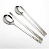 Glodenbell High Quality Spoon Chopstick Stainless Steel Korean Flat Metal Chop Sticks view 4