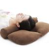 ALIBO Organic Buckwheat Hulls Orthopedic Cervical Round Roll Neck Tension Pain Relief Bed Pillow 23"x14.6" Head Shoulder Rest Bolster,for Side/Back/Stomach Sleeper,Pillow with U Shape Breathable Hole view 1