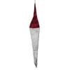 30" Red and Black Plaid Hanging Christmas Gnome view 3