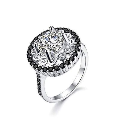 Bansriracha Flower 925 Sterling Silver Fine Jewelry Trendy Engagement Bague Femme for Women Wedding Rings (7)