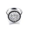 Bansriracha Flower 925 Sterling Silver Fine Jewelry Trendy Engagement Bague Femme for Women Wedding Rings (7) view 3