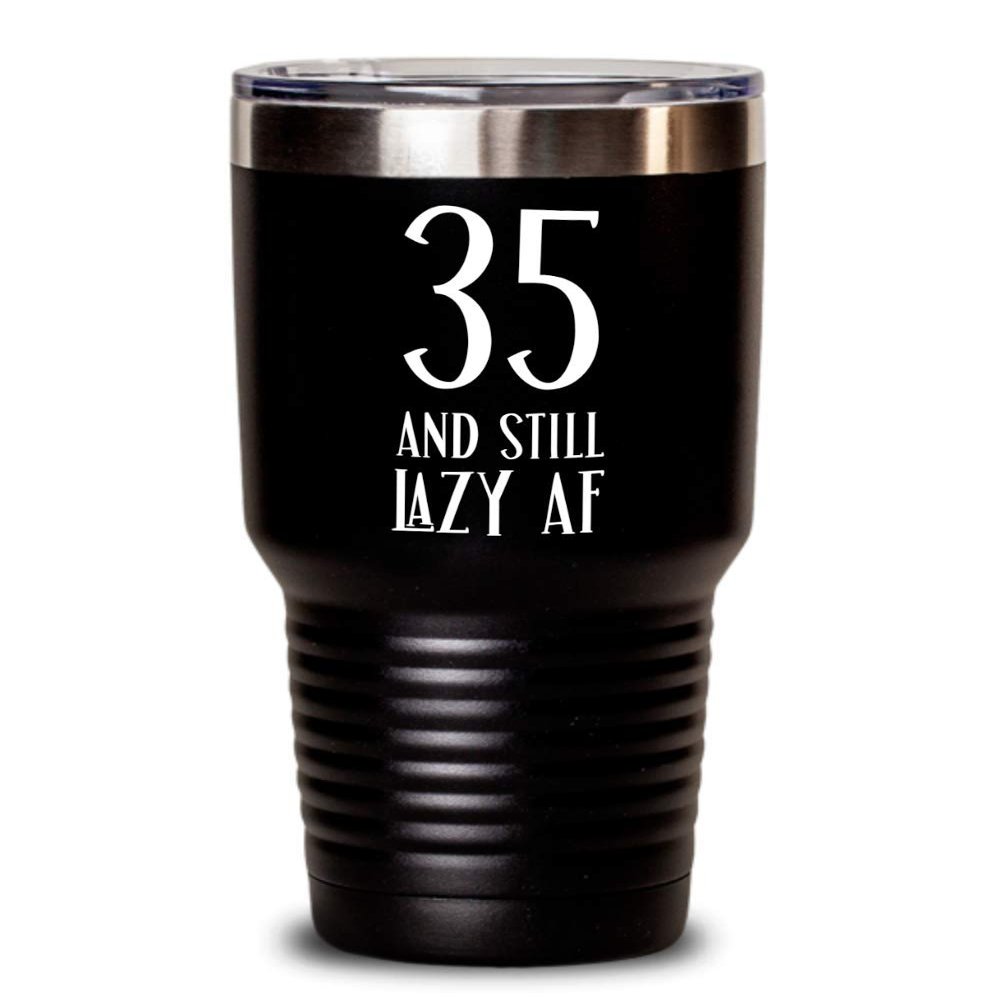 35th Birthday Gifts For Women Funny Tumbler Gifts for Men Gag Gift For Thirty Five 35 Year Old Husband Funny Thirty Fifth Gifts for Him Coffee Mugs Te