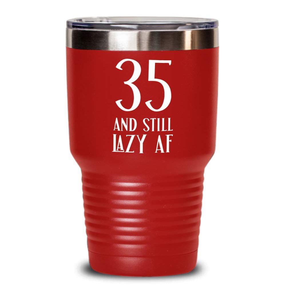 35th Birthday Gifts For Women Funny Tumbler Gifts for Men Gag Gift For Thirty Five 35 Year Old Husband Funny Thirty Fifth Gifts for Him Coffee Mugs Te
