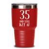 35th Birthday Gifts For Women Funny Tumbler Gifts for Men Gag Gift For Thirty Five 35 Year Old Husband Funny Thirty Fifth Gifts for Him Coffee Mugs Te view 1