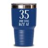 35th Birthday Gifts For Women Funny Tumbler Gifts for Men Gag Gift For Thirty Five 35 Year Old Husband Funny Thirty Fifth Gifts for Him Coffee Mugs Te view 1