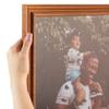 ArtToFrames 4x28 Inch Brown Picture Frame, This 1.25 Inch Custom Wood Poster Frame is Honey - Comes with Economy Acrylic and Corrugated Backing (2WOM0066-81375-YHNY-4x28) view 1