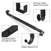 Myfolrena Wreath Hanger Adjustable Door Hanger Wreath Hanger for Front Door 15 to 24inch,Wreath Hook, Hold Up 20lb (Black,1 Pack) view 4