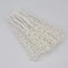 100pcs 4MM Faux Pearls Bridal Wedding Bouquet Party ABS Pearl String Beads Decor Christmas Garland (White) view 4