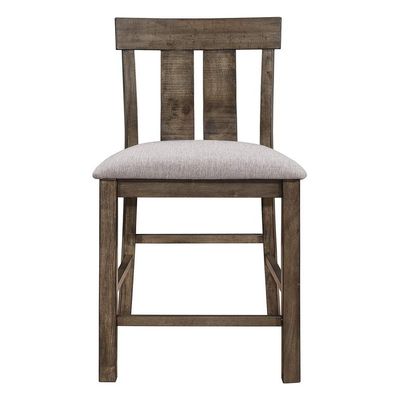 Crown Mark Quincy 2 Wood Counter Height Chairs