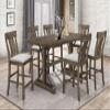 Crown Mark Quincy 2 Wood Counter Height Chairs view 2