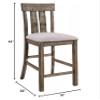 Crown Mark Quincy 2 Wood Counter Height Chairs view 3