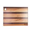Biddy Murphy Irish Gifts Hardwood Cutting Board for Kitchen, Striped, 16" x 10" Large Handmade, Sustainable Irish Wood, Reversible, Made in Ireland view 1