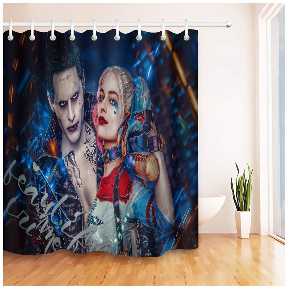CGUGH 66 x 72 inch Art Style Shower Curtain with Hooks