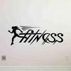 Kellysdesigns Fitness Wall Decal Sign Running Girl Vinyl Sticker Run Decal Gym Quote Fitness Poster Motivational Decor Sport Gifts Workout Wall Decor Crossfit Wall Art Sport Gym Mural 1083 view 1