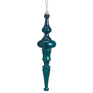 18" Wood Finial Ornament (pack of 2)