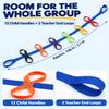 Lainrrew Walking Rope with 12 Colorful Handles - Outdoor Safety Rope for Preschool & Kindergarten Kids (Blue) view 2
