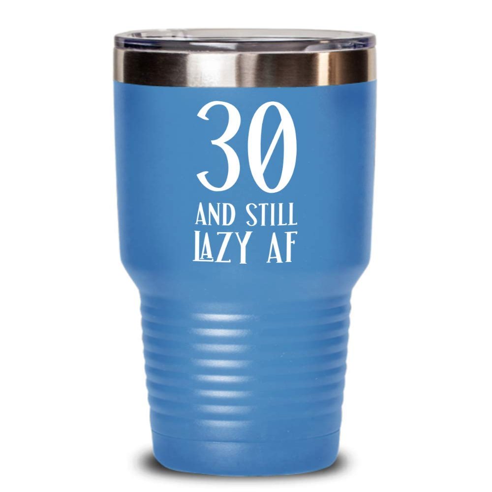 30th Birthday Tumbler Gifts for Women Thirtieth Bday Gifts for Men Inappropriate Mugs For Thirty 30 Years Old Coffee Mug Tea Cup Gift for Him Gag Gif