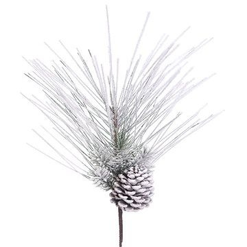 Arcadia Silk Plantation 20" Snowed Mixed Pine Pick Green Snow (Pack of 24)