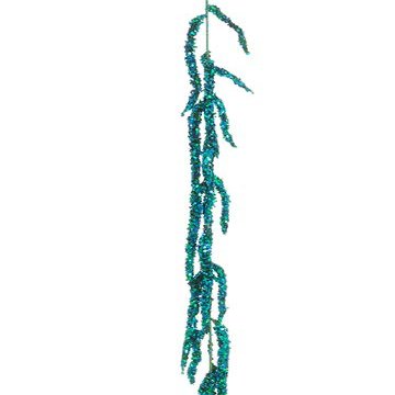 41" Glittered Amaranthus Garland Peacock (Pack of 12)