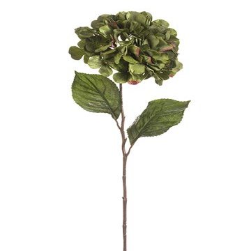 Arcadia Silk Plantation 29" Velvet Hydrangea Spray Green (Pack of 12)