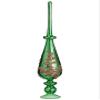 Arcadia Silk Plantation 25" Glass Laced Finial Table Top Gold Green (Pack of 2) view 1