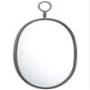 25.75" Metal Hanging Mirror Gray (pack of 2) view 1