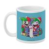 Harley Quinn and Joker Naughty List Ceramic Coffee Mug, Novelty Gift Mugs for Coffee, Tea and Hot Drinks, 11oz, White view 3