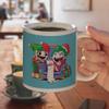 Harley Quinn and Joker Naughty List Ceramic Coffee Mug, Novelty Gift Mugs for Coffee, Tea and Hot Drinks, 11oz, White view 4
