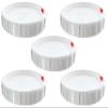 Screw Top Bucket Lid, WHITE, Life-Latch New Generation (for 3.5, 5, and 6.5 gallon) (White, 5) view 1