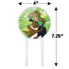 Acrylic DC Super Hero Girls Green Lantern Cake Topper Party Decoration for Wedding Anniversary Birthday Graduation view 2