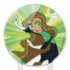 Acrylic DC Super Hero Girls Green Lantern Cake Topper Party Decoration for Wedding Anniversary Birthday Graduation view 3