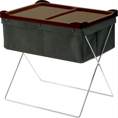 Astro 620-41 Dark Green Storage Case with Lid, Side Table, Luggage Storage, Blindfold, Folding