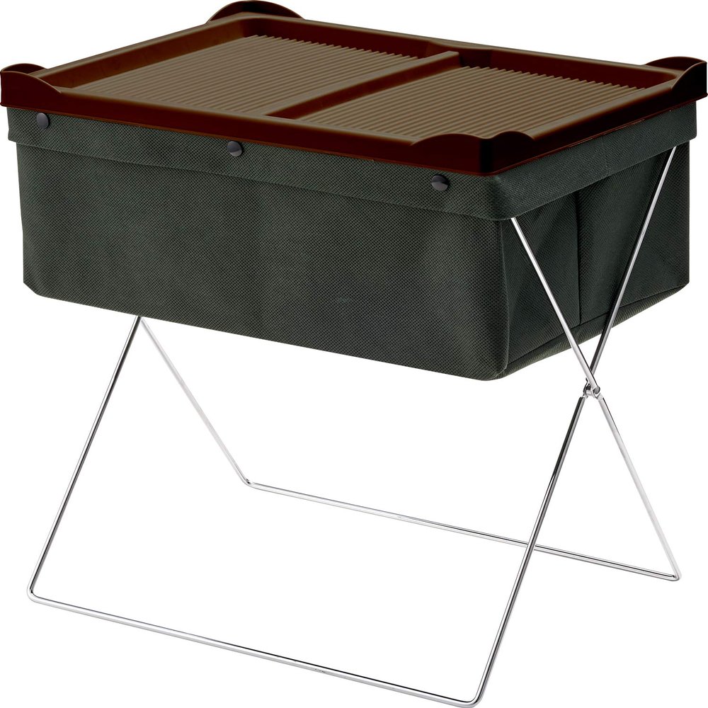 Astro 620-41 Dark Green Storage Case with Lid, Side Table, Luggage Storage, Blindfold, Folding